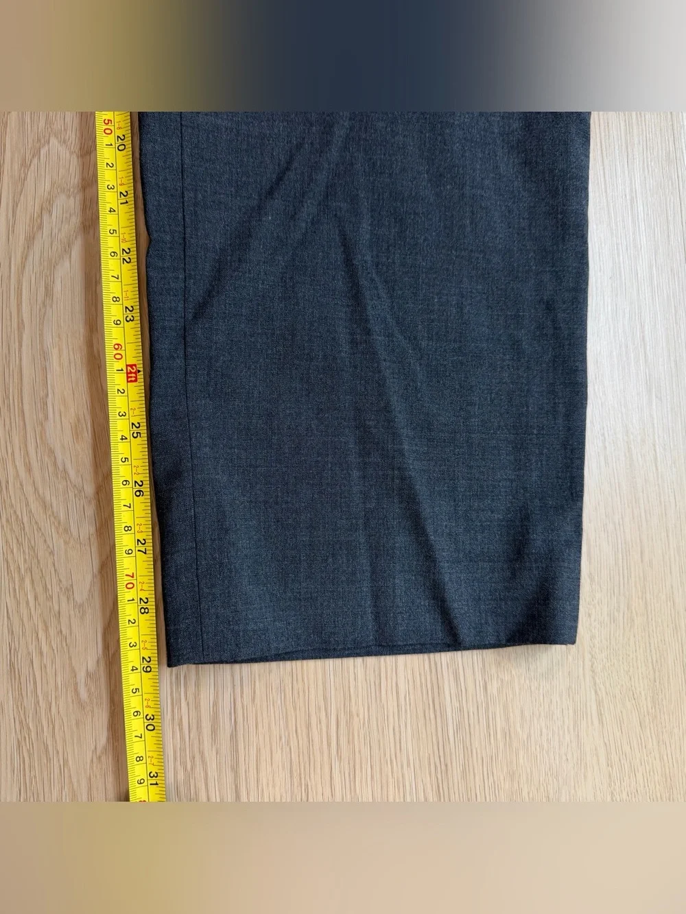 Lauren Ralph Lauren Dress Pants Mens 40x30 Gray Flat Front High Performance Wool